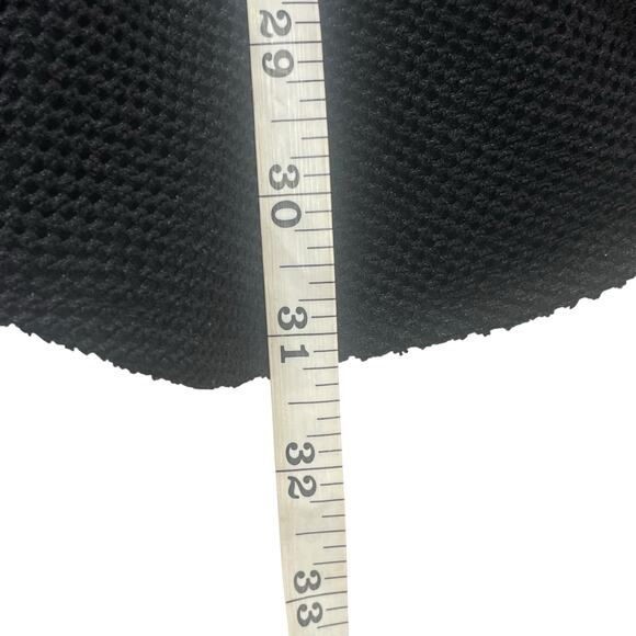 Hello Molly Black Mesh Mini In Other News Dress Sz 8 Sweetheart Neck Ruffle Hem - Picture 12 of 14